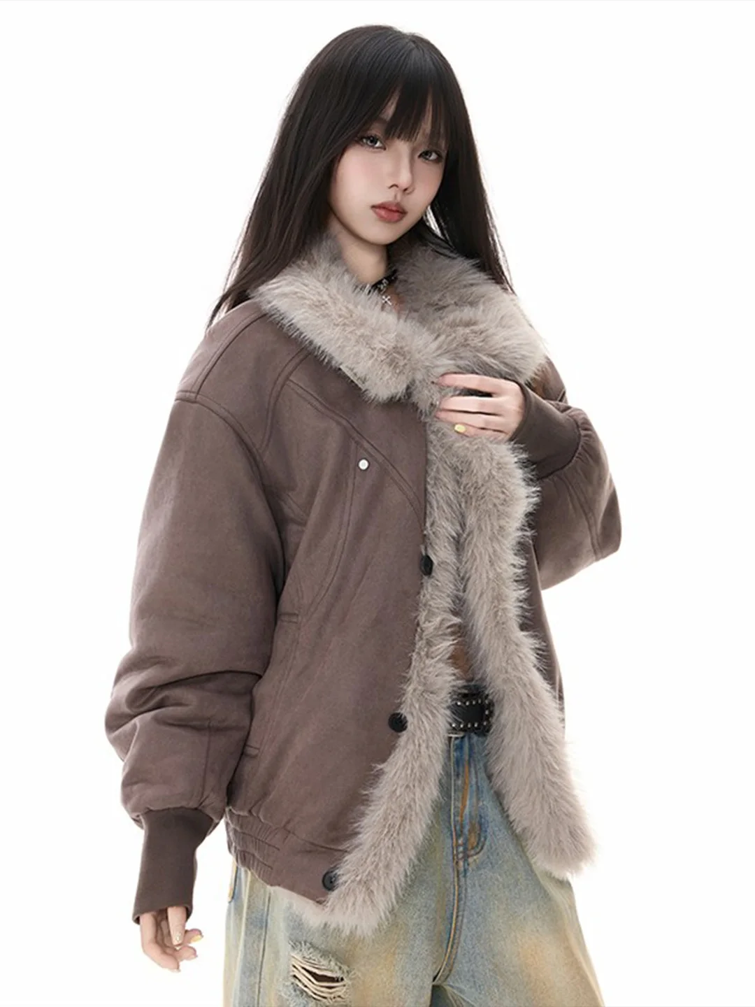 Мужская утепленная хлопковая куртка с воротником-стойкой и меховым воротником, зимняя теплая верхняя одежда, повседневное пальто Cleanfit с длинными рукавами
Мужская утепленная хлопковая куртка с воротником-стойкой и меховым воротником, зимняя теплая верхняя одежда, повседневное пальто Cleanfit с длинными рукавами