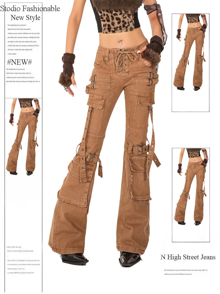 Women's Coffee Jeans Hip-hop Fashion Vintage Streetwear Y2K Wide Leg Straight Jean High Waist Trouser Classic Baggy Denim Pants
Women's Coffee Jeans Hip-hop Fashion Vintage Streetwear Y2K Wide Leg Straight Jean High Waist Trouser Classic Baggy Denim Pants