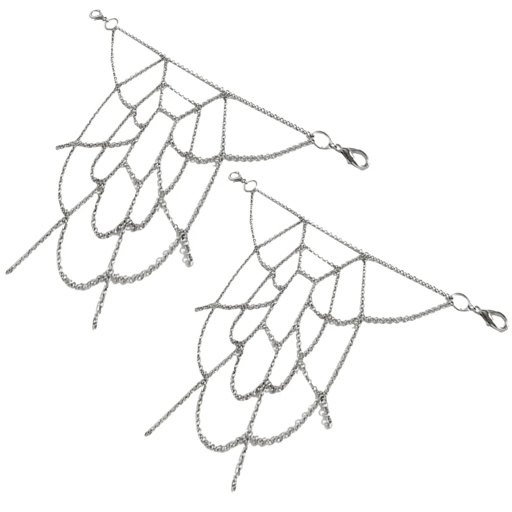 2 Pcs Spider Web Pants Chain Jean for Women Jeans Trousers Punk Body Pocket Alloy Waist Jewelry Man
2 Pcs Spider Web Pants Chain Jean for Women Jeans Trousers Punk Body Pocket Alloy Waist Jewelry Man