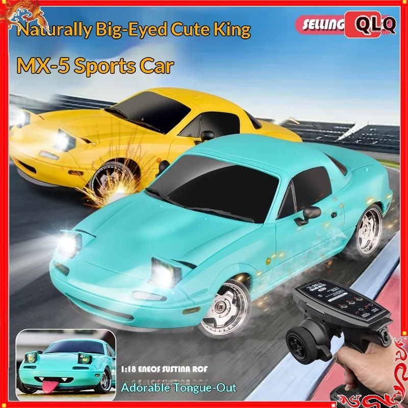 LDRC LD1804 Mazda Mx5 Premium Version Rc Drift Car Rc Cars With A Gyroscope Rear-Wheel Drive Toy Car Birthday Toys For Kid