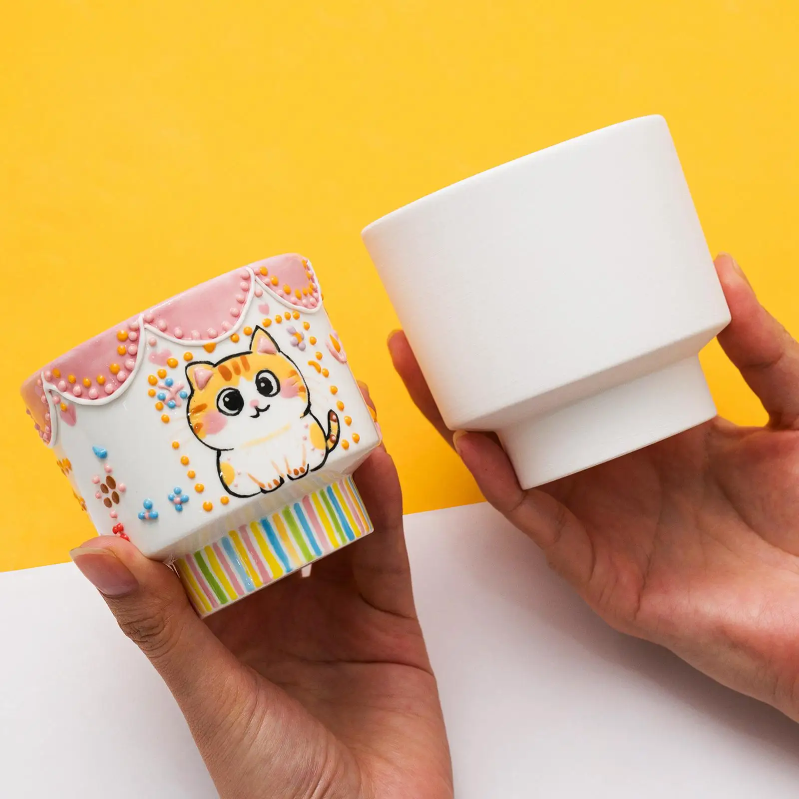 Набор из 6 керамических чашек с полированным краем, легкий, многофункциональный
Набор из 6 керамических чашек с полированным краем, легкий, многофункциональный