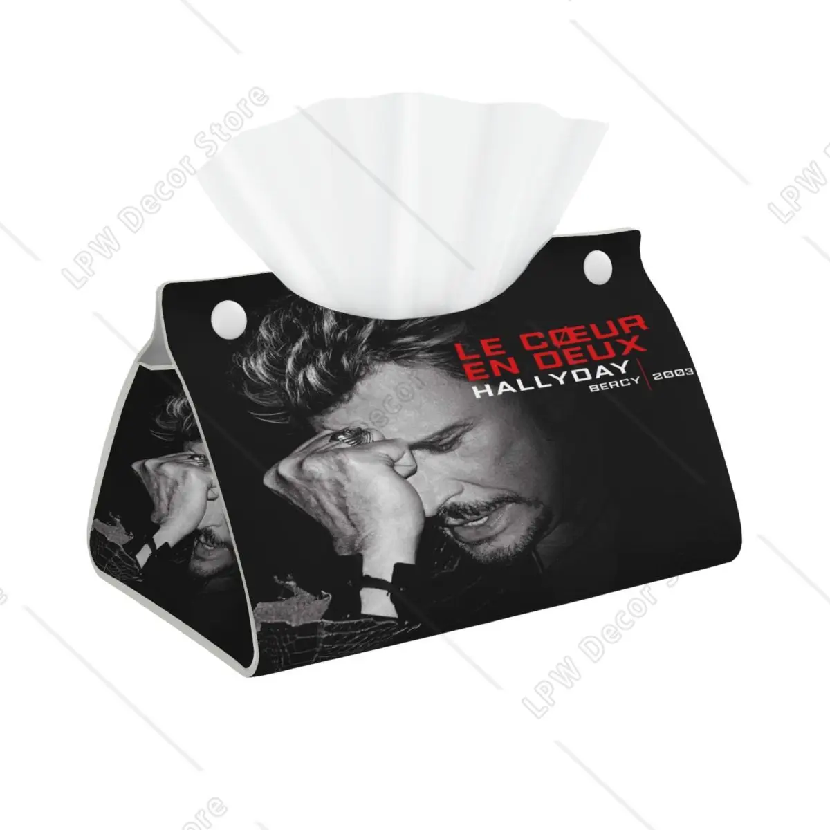 Изготовленная на заказ крышка коробки для салфеток для лица Johnny Hallyday, прямоугольная французская рок-певица, держатель для салфеток из искусственной кожи для автомобиля, офиса
Изготовленная на заказ крышка коробки для салфеток для лица Johnny Hallyday, прямоугольная французская рок-певица, держатель для салфеток из искусственной кожи для автомобиля, офиса