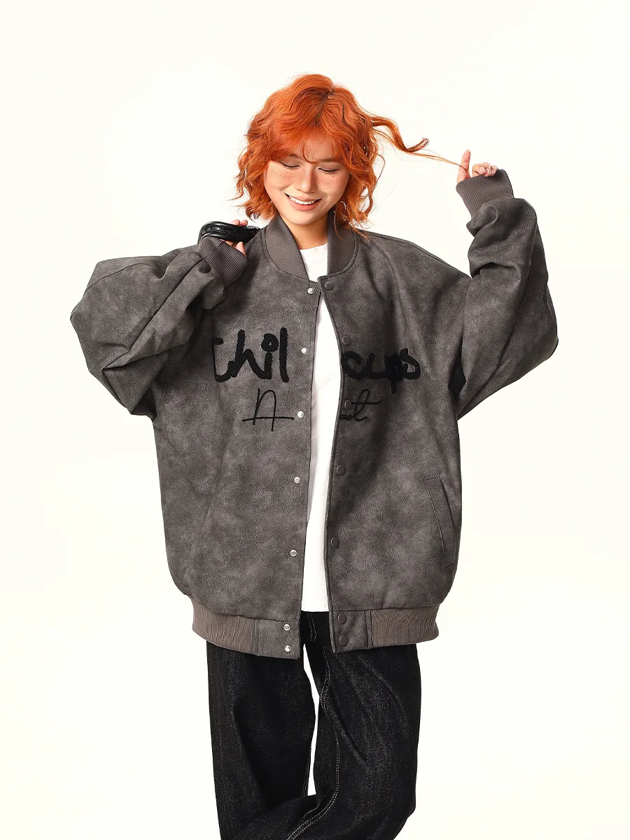 Потертая готическая женская зимняя одежда в стиле гранж, кожаные куртки с вышивкой, пальто для женщин и девочек, уличная одежда в академическом стиле, пальто
Потертая готическая женская зимняя одежда в стиле гранж, кожаные куртки с вышивкой, пальто для женщин и девочек, уличная одежда в академическом стиле, пальто