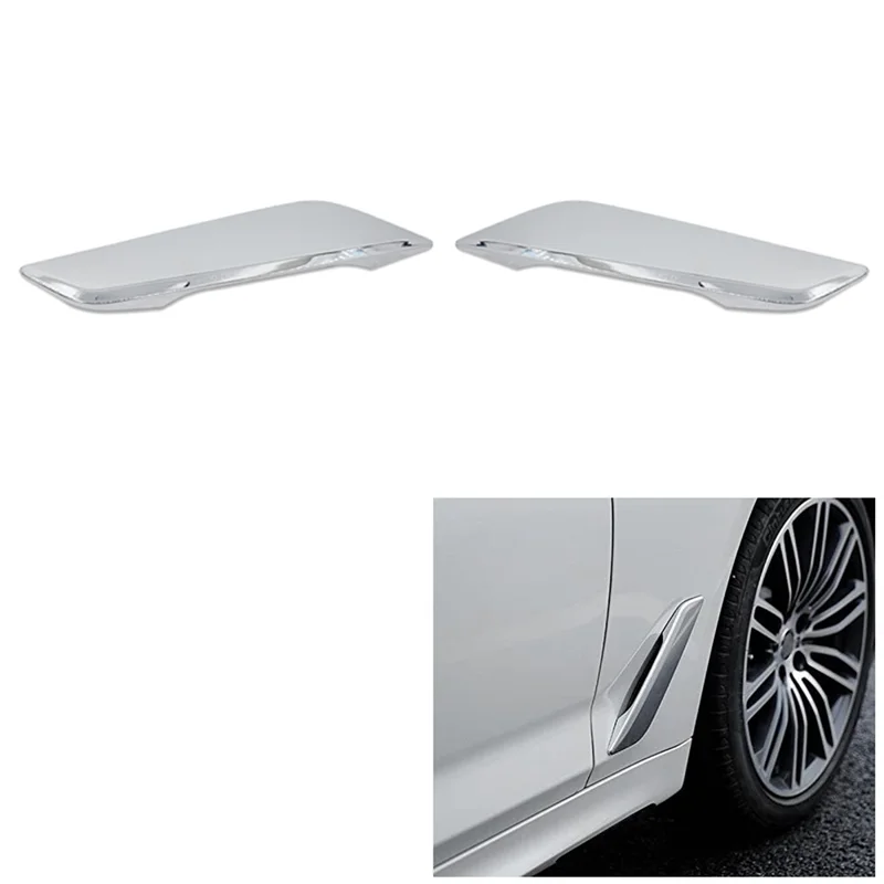A04E-Left+Right Side Vent Fender Air Outlet Chrome Strip Trim For BMW 5 Series G30 G31 G38 2018-2022 51137349593 51137349594
A04E-Left+Right Side Vent Fender Air Outlet Chrome Strip Trim For BMW 5 Series G30 G31 G38 2018-2022 51137349593 51137349594