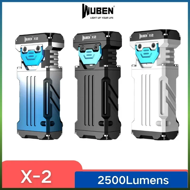 Перезаряжаемый ультракомпактный фонарик WUBEN X-2 Type-C, 2500 люмен, 6 режимов освещения, Troch Light
Перезаряжаемый ультракомпактный фонарик WUBEN X-2 Type-C, 2500 люмен, 6 режимов освещения, Troch Light