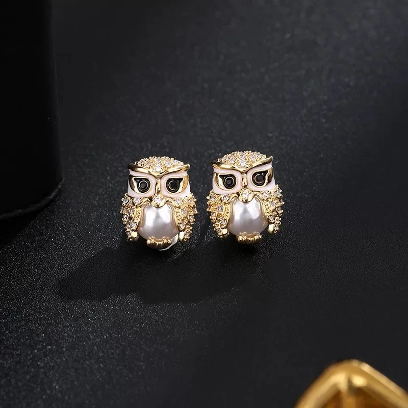 Pretty!!2025 European Luxury Sparking Pearl Diamond Owl Earrings Necklace Set Unique Design, Dazzling Elegance Party Best Gift
Pretty!!2025 European Luxury Sparking Pearl Diamond Owl Earrings Necklace Set Unique Design, Dazzling Elegance Party Best Gift