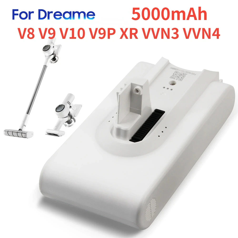 Original 5000mAh Li ion Battery for Dreame V8 V9 V10 V9P XR VVN3 VVN4 Handheld Cordless Vacuum Cleaner Replacement Battery
Original 5000mAh Li ion Battery for Dreame V8 V9 V10 V9P XR VVN3 VVN4 Handheld Cordless Vacuum Cleaner Replacement Battery