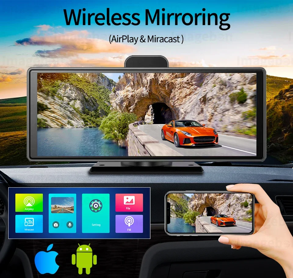 10.26" H9 Pro 4K Dash Cam ADAS Wireless CarPlay Android Auto Car DVR Camera AUX 5G WiFi GPS Navigation Video Recorder
10.26" H9 Pro 4K Dash Cam ADAS Wireless CarPlay Android Auto Car DVR Camera AUX 5G WiFi GPS Navigation Video Recorder