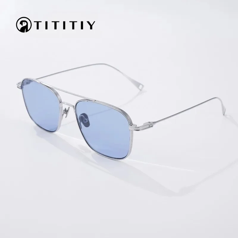 2026 New Pure Titanium Double Bridge Sunglasses Men's Classic Pilot Eyewear Women's Fashion Summer Sunshade Sunglasses UV400
2026 New Pure Titanium Double Bridge Sunglasses Men's Classic Pilot Eyewear Women's Fashion Summer Sunshade Sunglasses UV400