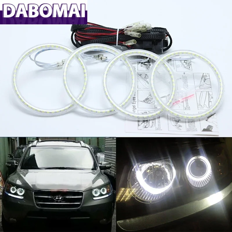 Ультра яркий SMD белый светодиодный ангельские глазки 2600LM 12V Halo Ring Kit дневных ходовых огней для Hyundai Santa Fe Santafe 2007-2012
Ультра яркий SMD белый светодиодный ангельские глазки 2600LM 12V Halo Ring Kit дневных ходовых огней для Hyundai Santa Fe Santafe 2007-2012