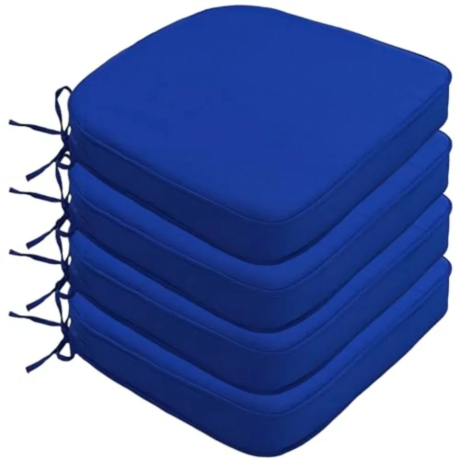 Outdoor Chair Cushions Set of 4 Patio Cushions D16 x W17 Inch with Ties Outdoor Chair Pad for Patio Furniture Upgrade Thicker
Outdoor Chair Cushions Set of 4 Patio Cushions D16 x W17 Inch with Ties Outdoor Chair Pad for Patio Furniture Upgrade Thicker