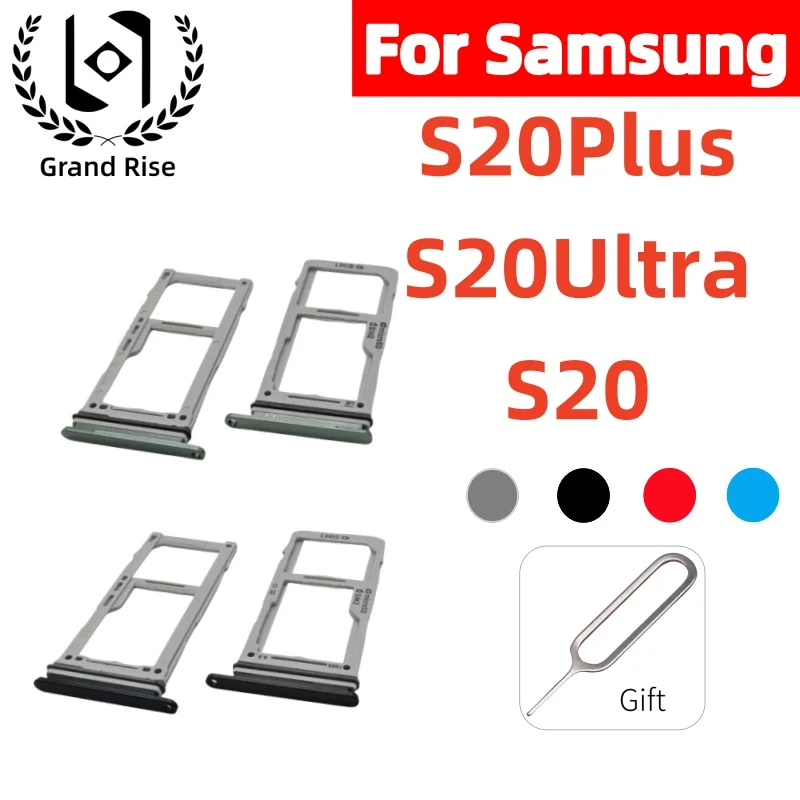 Sim Card Tray Slot For Samsung Galaxy S20 S20Ultra S20Plus Phone SIM Micro SD Card Chip Drawer Holder
Sim Card Tray Slot For Samsung Galaxy S20 S20Ultra S20Plus Phone SIM Micro SD Card Chip Drawer Holder