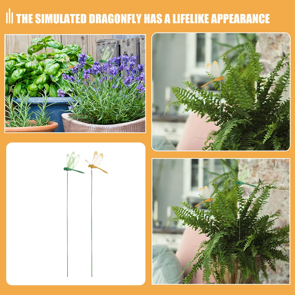 24 Pcs Simulated Dragonfly Decoration Artificial Garden Ornaments Outdoor Stakes Flower Pot Decorations Decorative Decorate
24 Pcs Simulated Dragonfly Decoration Artificial Garden Ornaments Outdoor Stakes Flower Pot Decorations Decorative Decorate