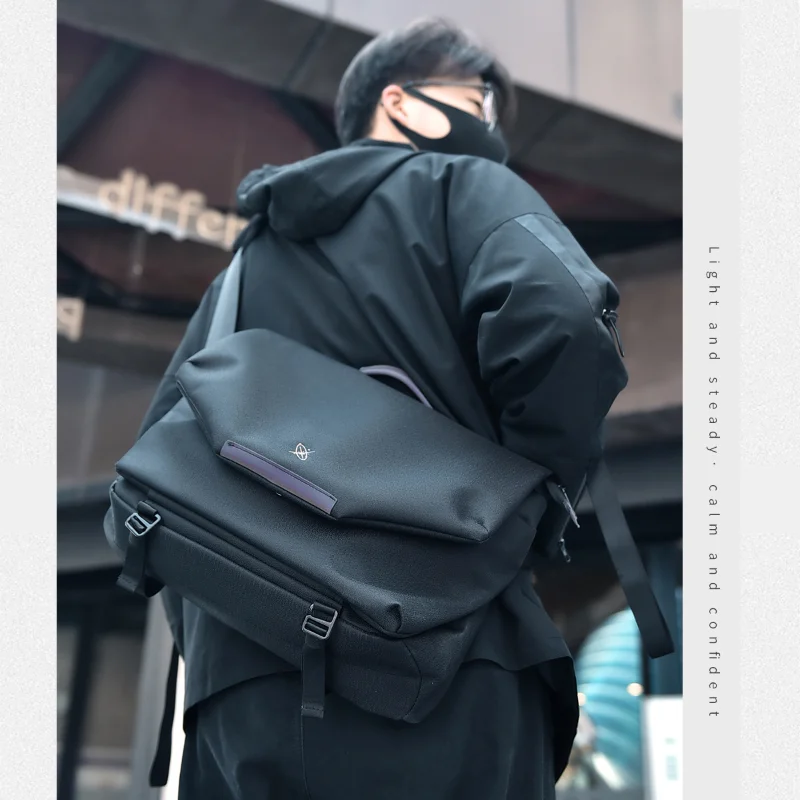 Crossbody Bag Men's Fashion Brand Messenger Bag Niche Men's Bag Multi-function Computer Charter Can Shoulder Bag
Crossbody Bag Men's Fashion Brand Messenger Bag Niche Men's Bag Multi-function Computer Charter Can Shoulder Bag