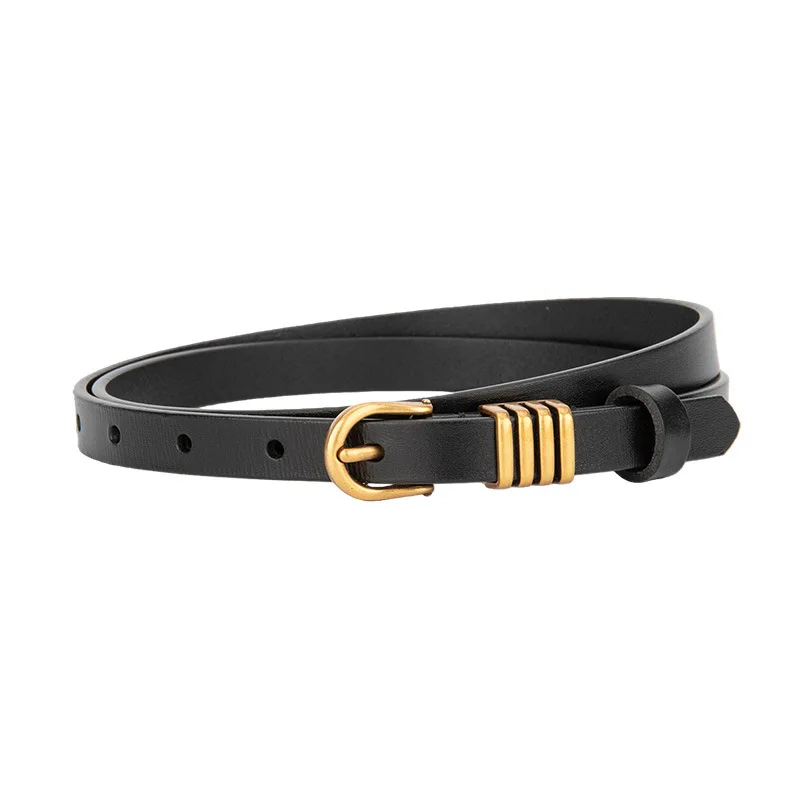 Office Ladies Pants Dress Waist Belt Full Grain Genuine Cow Leather Ceintures Slim Waistbands Gold Buckle Cowhide Cinturon Mujer
Office Ladies Pants Dress Waist Belt Full Grain Genuine Cow Leather Ceintures Slim Waistbands Gold Buckle Cowhide Cinturon Mujer