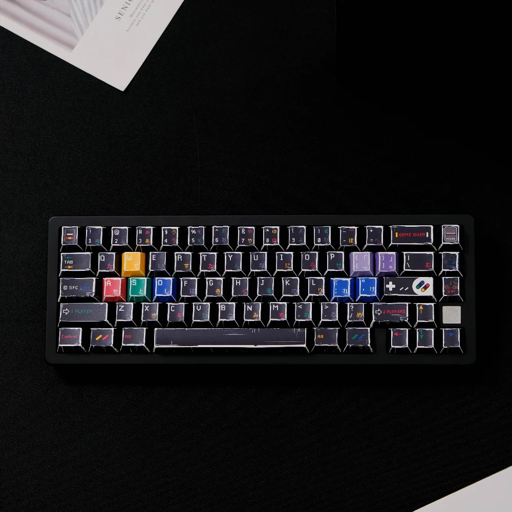 151 Keys Game Console Comic Style Keycaps Dye Subb Black White SFC PBT Keycap Cherry Profile Key Cap For MX Mechanical Keyboard
151 Keys Game Console Comic Style Keycaps Dye Subb Black White SFC PBT Keycap Cherry Profile Key Cap For MX Mechanical Keyboard