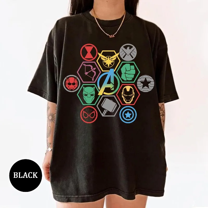 Рубашка с логотипом «Мстители» в стиле ретро, рубашка супергероя Marvel, новая повседневная уличная одежда из чистого хлопка на четыре сезона, подходящая для мужчин и женщин
Рубашка с логотипом «Мстители» в стиле ретро, рубашка супергероя Marvel, новая повседневная уличная одежда из чистого хлопка на четыре сезона, подходящая для мужчин и женщин