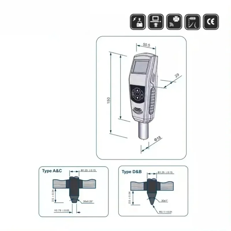 Digital Shore a Shore C Shore D Durometer Hardness Tester Storable Data With Large LCD Display for Rubber Plastic
Digital Shore a Shore C Shore D Durometer Hardness Tester Storable Data With Large LCD Display for Rubber Plastic