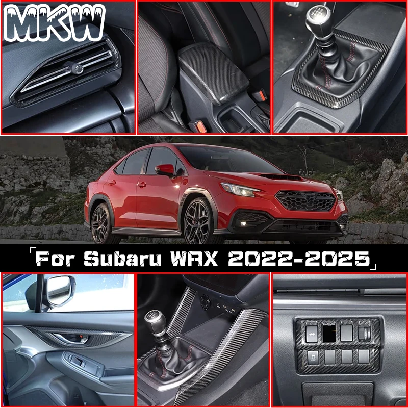 Real Carbon Fiber Car Center Control Gear Frame Armrest Box Dashboard Frame Cover Sticker Accessories For Subaru WRX 2022-2025
Real Carbon Fiber Car Center Control Gear Frame Armrest Box Dashboard Frame Cover Sticker Accessories For Subaru WRX 2022-2025
