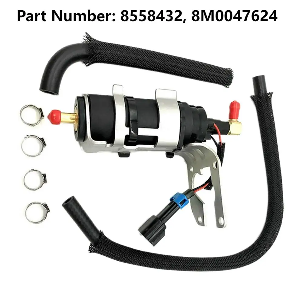 8558432 8M0047624 Low Pressure Fuel Pump With Hose for Mercury Outboard 1998-2010 100 HP, 115 HP, 135 HP
8558432 8M0047624 Low Pressure Fuel Pump With Hose for Mercury Outboard 1998-2010 100 HP, 115 HP, 135 HP