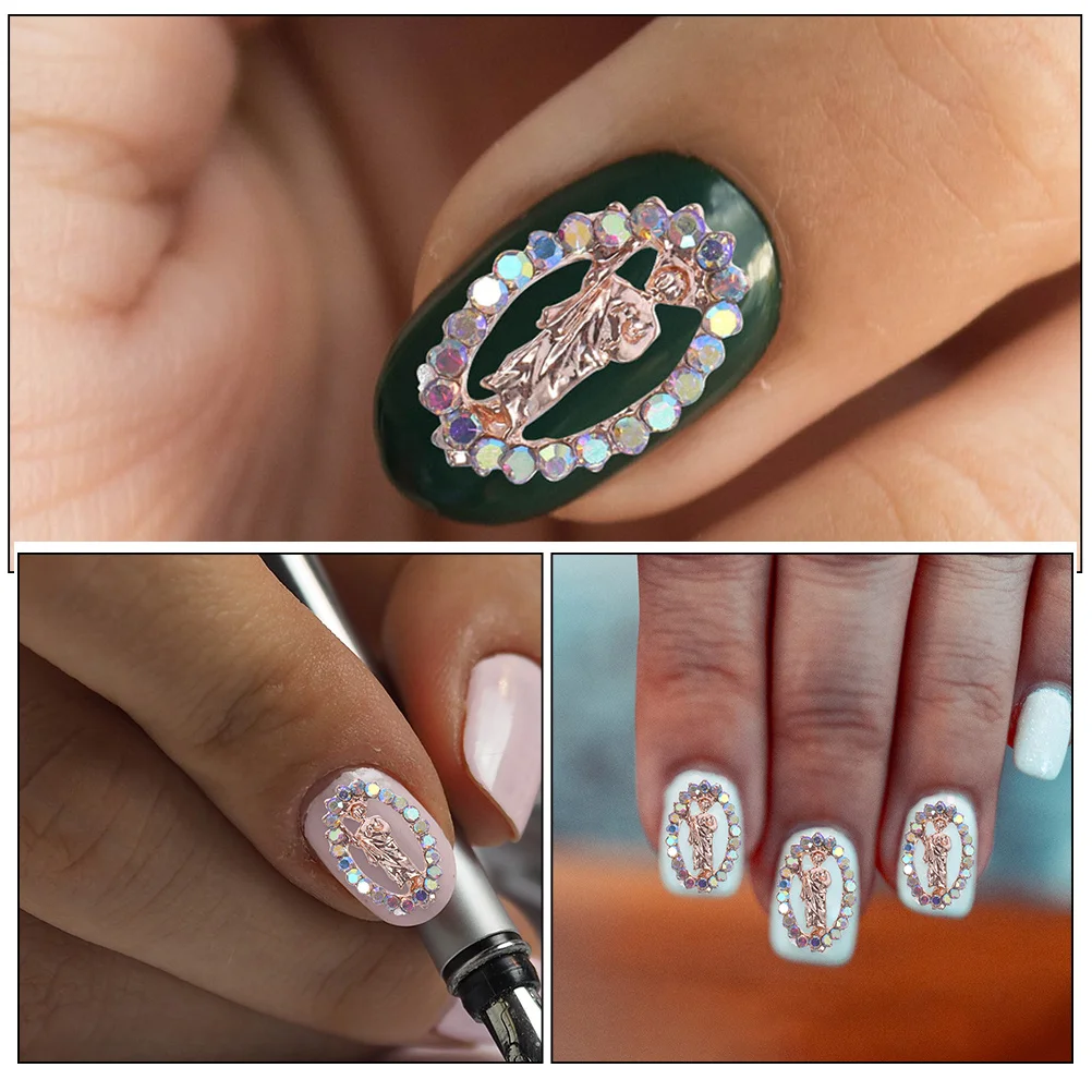 24Pcs Jesus Nail Charms Delicate Manicure Ornaments Nail Gems for Wedding Birthday Prom Christmas Nails Manicure Decorations
24Pcs Jesus Nail Charms Delicate Manicure Ornaments Nail Gems for Wedding Birthday Prom Christmas Nails Manicure Decorations