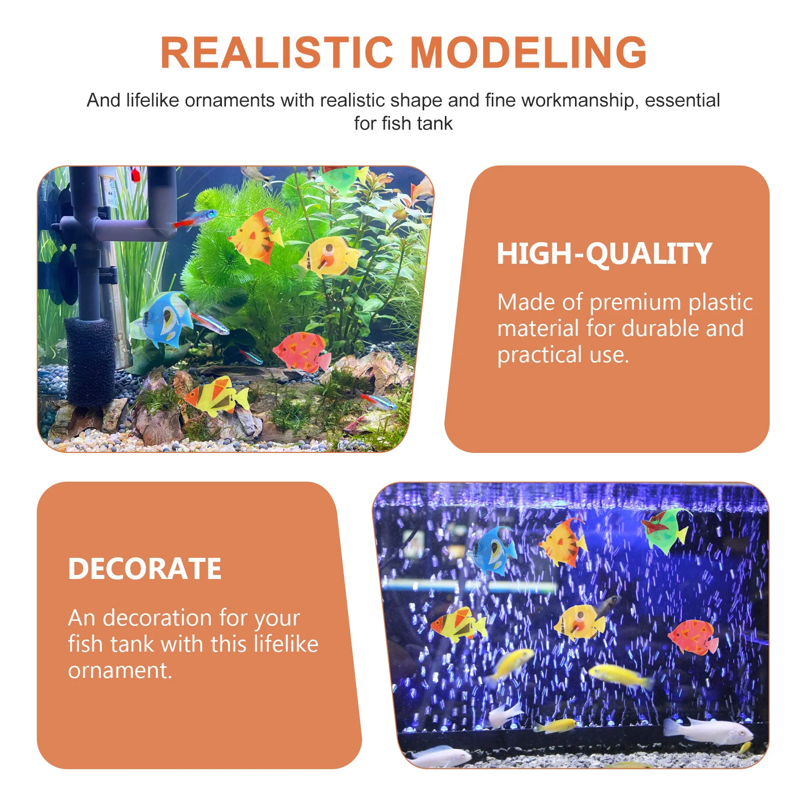 20Pcs Artificial Floating Tropical Fish Simulation Plastic Ocean Creatures Aquarium Decorations Fish Tank Decor Educational Set
20Pcs Artificial Floating Tropical Fish Simulation Plastic Ocean Creatures Aquarium Decorations Fish Tank Decor Educational Set