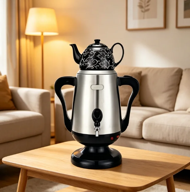 Household double-layer tea-making electric kettle, stainless steel kettle
Household double-layer tea-making electric kettle, stainless steel kettle