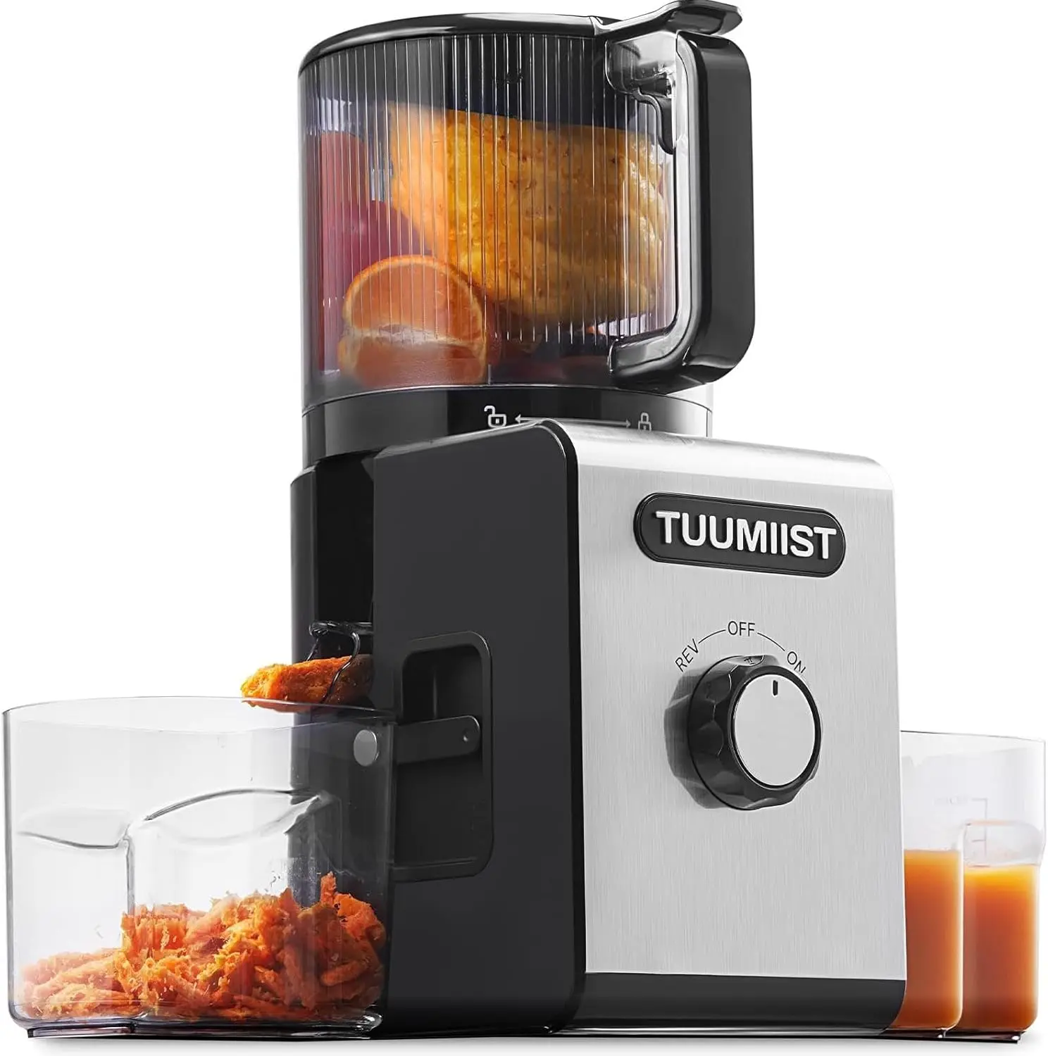 Cold Press Juicer Machine, 6.5" Large Feed Chute Masticating Extractor, Easy to Clean for Whole Fruits & Vegetables, High Yield
Cold Press Juicer Machine, 6.5" Large Feed Chute Masticating Extractor, Easy to Clean for Whole Fruits & Vegetables, High Yield