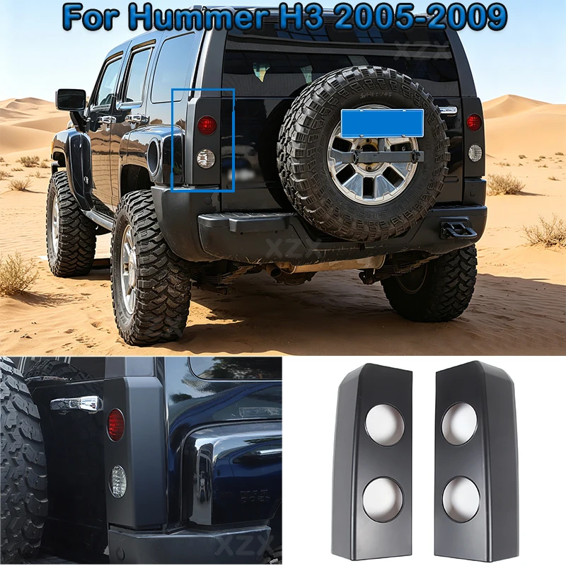 For Hummer H3 2005 2006 2007 2008 2009 ABS Matte Black Silver Car Rear Bumper Tail Light Cover Trim Tail Lamp Frame stiker
For Hummer H3 2005 2006 2007 2008 2009 ABS Matte Black Silver Car Rear Bumper Tail Light Cover Trim Tail Lamp Frame stiker