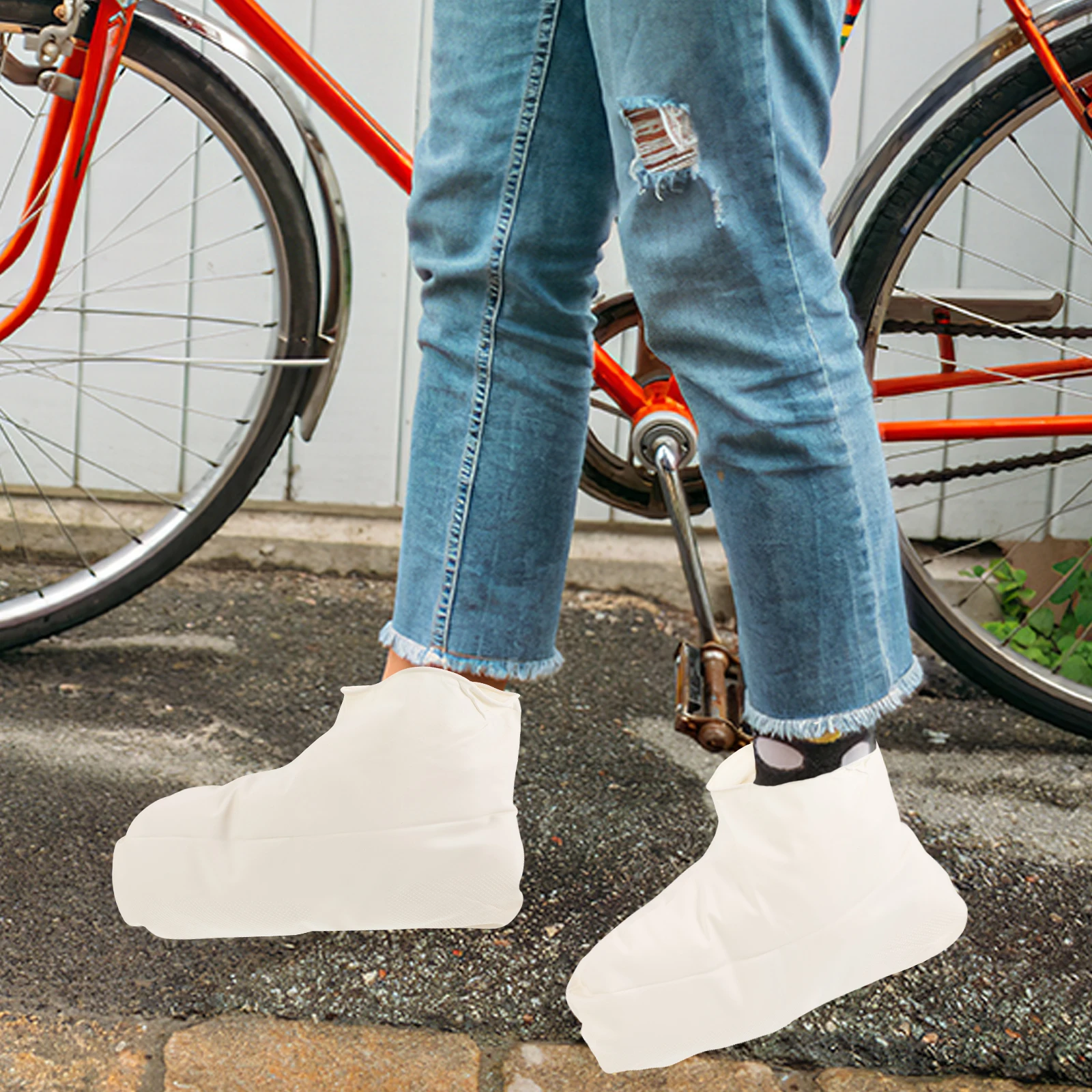 Waterproof Shoe Cover Covers Waterproofing Overshoe Cycling Rainproof Boots Disposable Reflective Men and Women
Waterproof Shoe Cover Covers Waterproofing Overshoe Cycling Rainproof Boots Disposable Reflective Men and Women