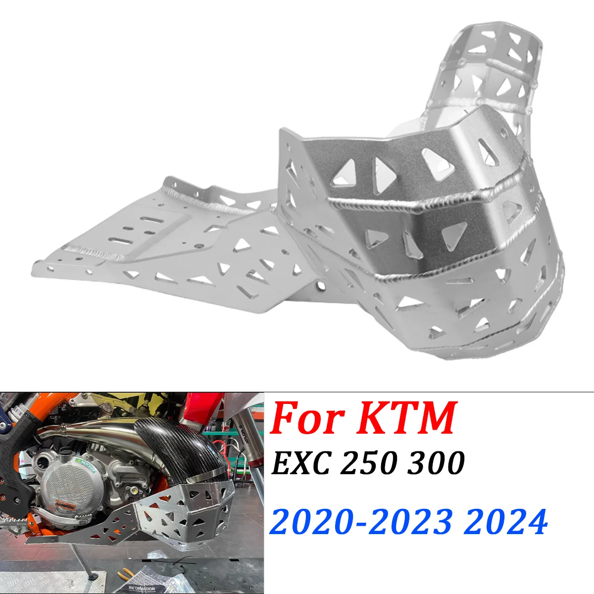 For KTM EXC250 EXC300 EXC 250 300 2020 2021 2022 2023 2024 Motorcycle Engine Protection Cover Chassis Guard
For KTM EXC250 EXC300 EXC 250 300 2020 2021 2022 2023 2024 Motorcycle Engine Protection Cover Chassis Guard