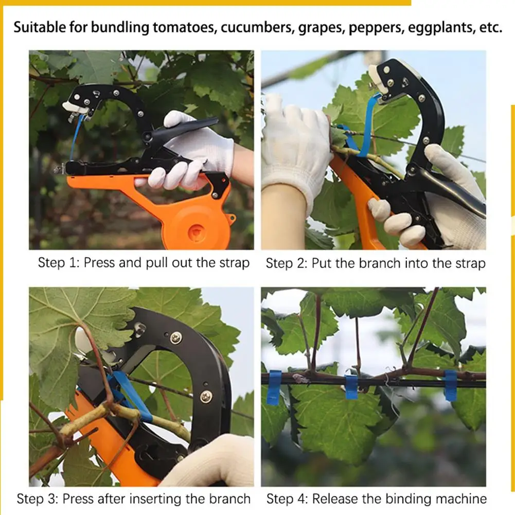 A92P Garden Tool Plant Tying Tapetool Branch Binding Machine Hand Tying Machine Tapes Vegetable Stem Strapping Pruning Tool
A92P Garden Tool Plant Tying Tapetool Branch Binding Machine Hand Tying Machine Tapes Vegetable Stem Strapping Pruning Tool