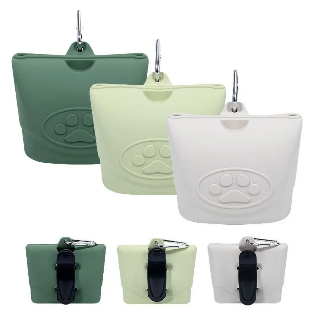 Food-grade Silicone Pet Feeding Bags Leak-proof with Waist Clip Portable Pet Snack Pouch with Carabiner Magnetic Closure
Food-grade Silicone Pet Feeding Bags Leak-proof with Waist Clip Portable Pet Snack Pouch with Carabiner Magnetic Closure