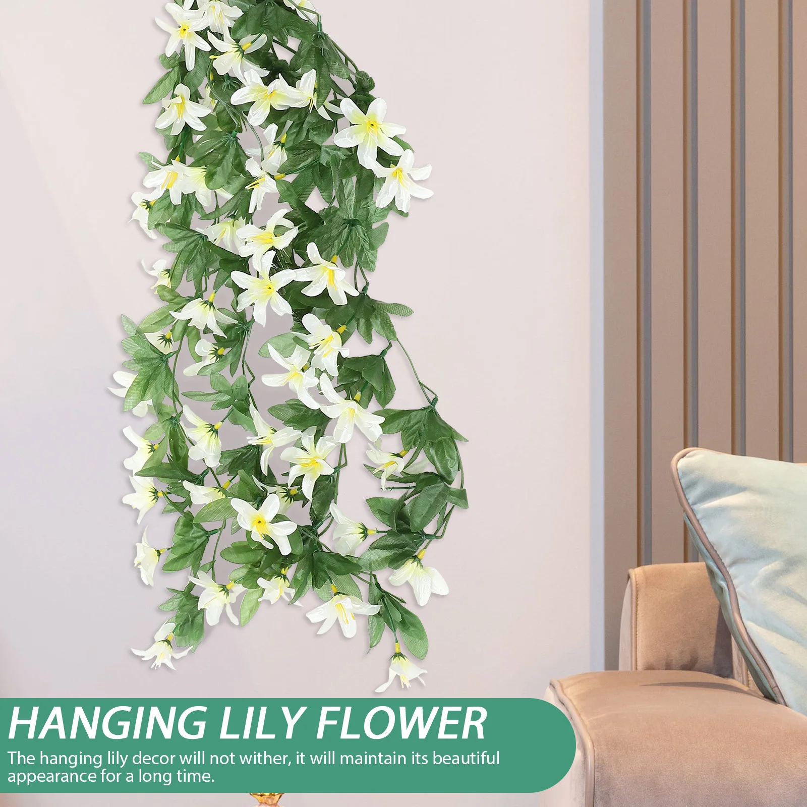 2Pcs Realistic Fake Lily Flower Pendant Decor for Wedding Party Home Garden Outdoor Wall Hanging Arrangement Hanging Lily Flower
2Pcs Realistic Fake Lily Flower Pendant Decor for Wedding Party Home Garden Outdoor Wall Hanging Arrangement Hanging Lily Flower