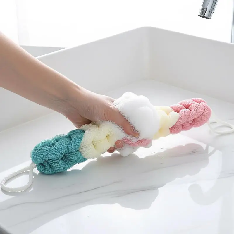 1Pcs Color Block Durable Bath Ball Dirt Removing Back Scrubber Towel for Family Daily Bath Skincare Routine
1Pcs Color Block Durable Bath Ball Dirt Removing Back Scrubber Towel for Family Daily Bath Skincare Routine