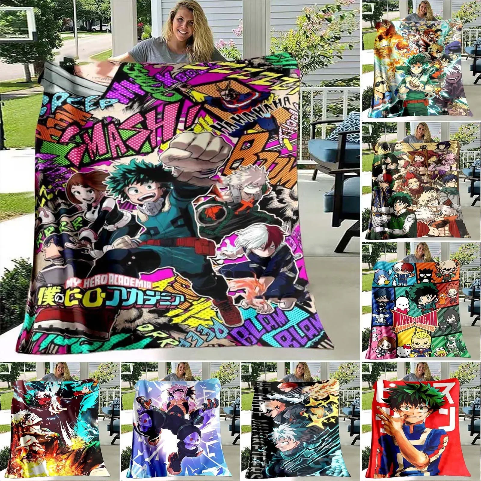 My Hero Academia Blanket Boy Girl Anime fans Flannel Plush Blanket gifts for friends Sheet Sofa Travel Camping thermal blanket
My Hero Academia Blanket Boy Girl Anime fans Flannel Plush Blanket gifts for friends Sheet Sofa Travel Camping thermal blanket