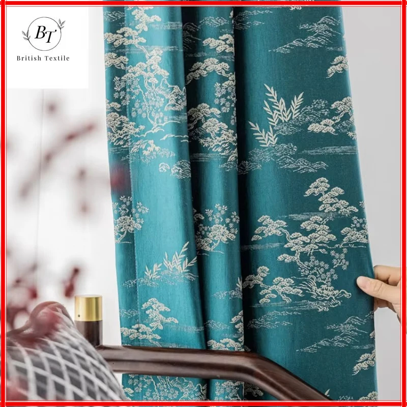 Chinese Style Curtains for Living Dining Room Bedroom High Precision Embroidery High-end Light Luxury Customization Fabric
Chinese Style Curtains for Living Dining Room Bedroom High Precision Embroidery High-end Light Luxury Customization Fabric