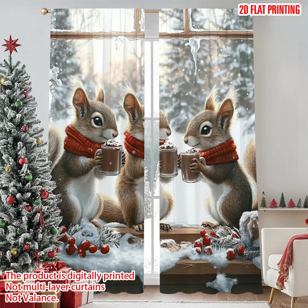 2pcs 2D flat printing Christmas Drapes Animals_ landscapes Versatile 100% Polyester Without Electricity Holiday Decorations
2pcs 2D flat printing Christmas Drapes Animals_ landscapes Versatile 100% Polyester Without Electricity Holiday Decorations