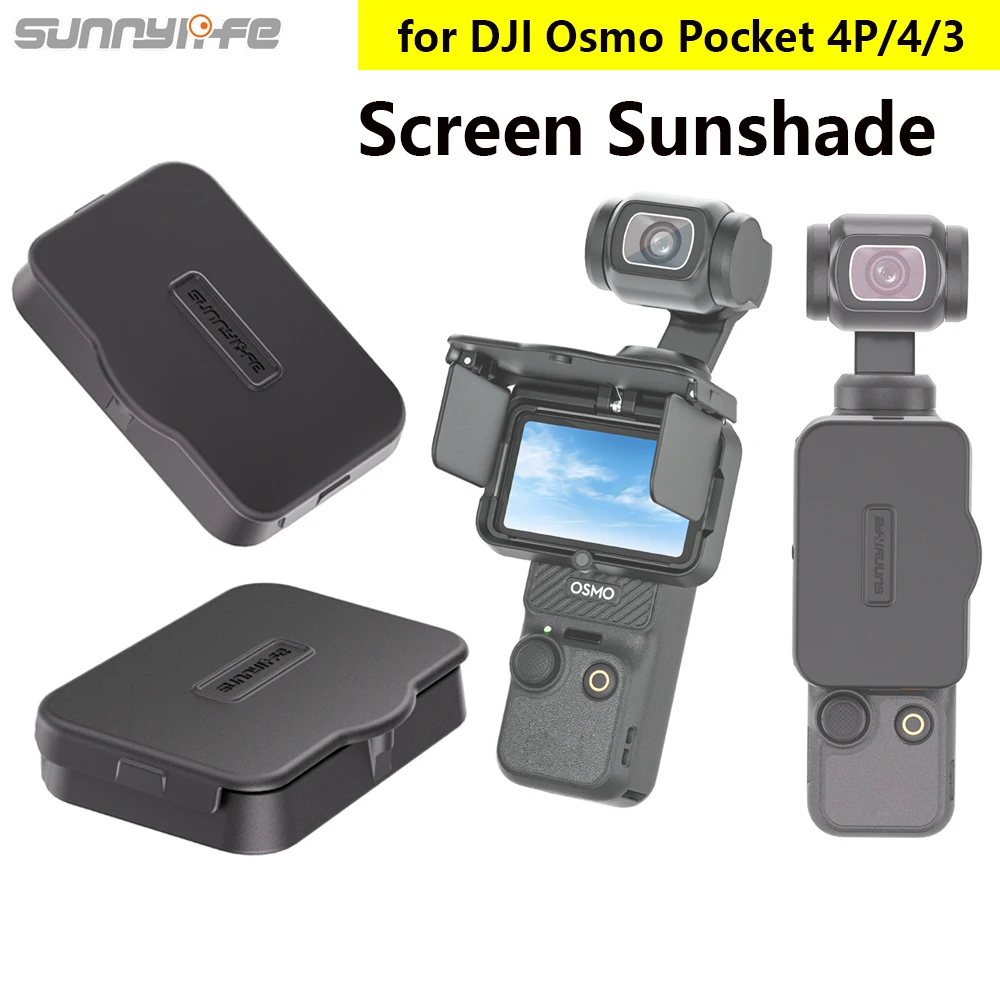 Sunnylife For DJI OSMO Pocket 4P 4 3 Screen Hood, for DJI Pocket 4 3 Lens Hood Cover,Foldable Gimbal Screen Protective Sunshade
Sunnylife For DJI OSMO Pocket 4P 4 3 Screen Hood, for DJI Pocket 4 3 Lens Hood Cover,Foldable Gimbal Screen Protective Sunshade