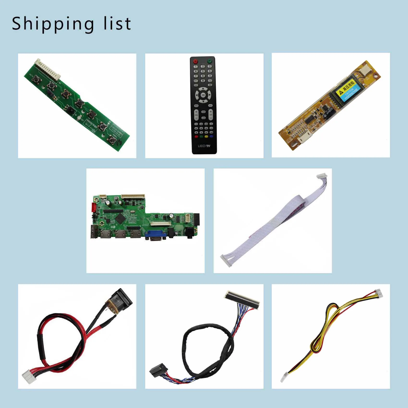 3HD MI VGA USB LCD Controller Board For 15.6" LP156WH1 LTN156AT01 LTN160AT01 LCD
3HD MI VGA USB LCD Controller Board For 15.6" LP156WH1 LTN156AT01 LTN160AT01 LCD
