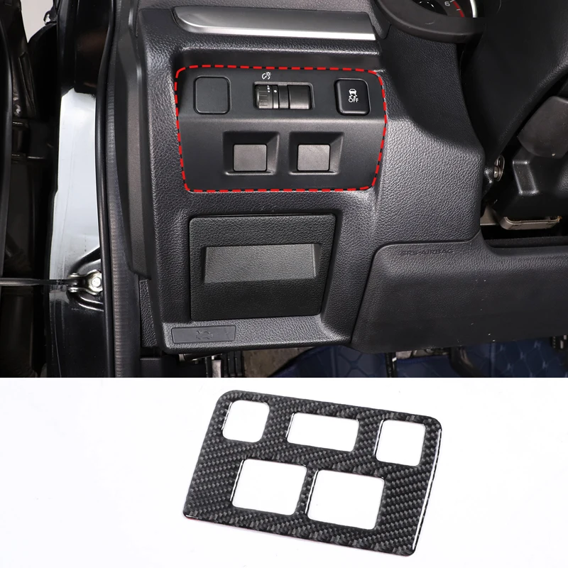 For Subaru Forester 2013-2018 Soft Carbon Fiber Car Headlight switch frame Auto Interior Accessories
For Subaru Forester 2013-2018 Soft Carbon Fiber Car Headlight switch frame Auto Interior Accessories
