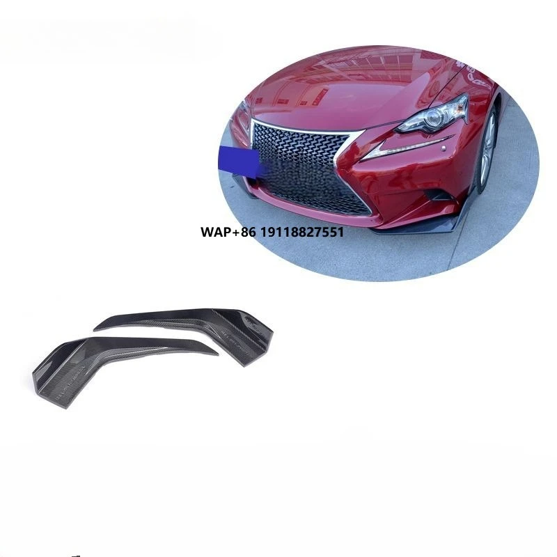 High Performance Real Carbon fiber car front bumper front bumper corner suitable for Is250 Is350
High Performance Real Carbon fiber car front bumper front bumper corner suitable for Is250 Is350