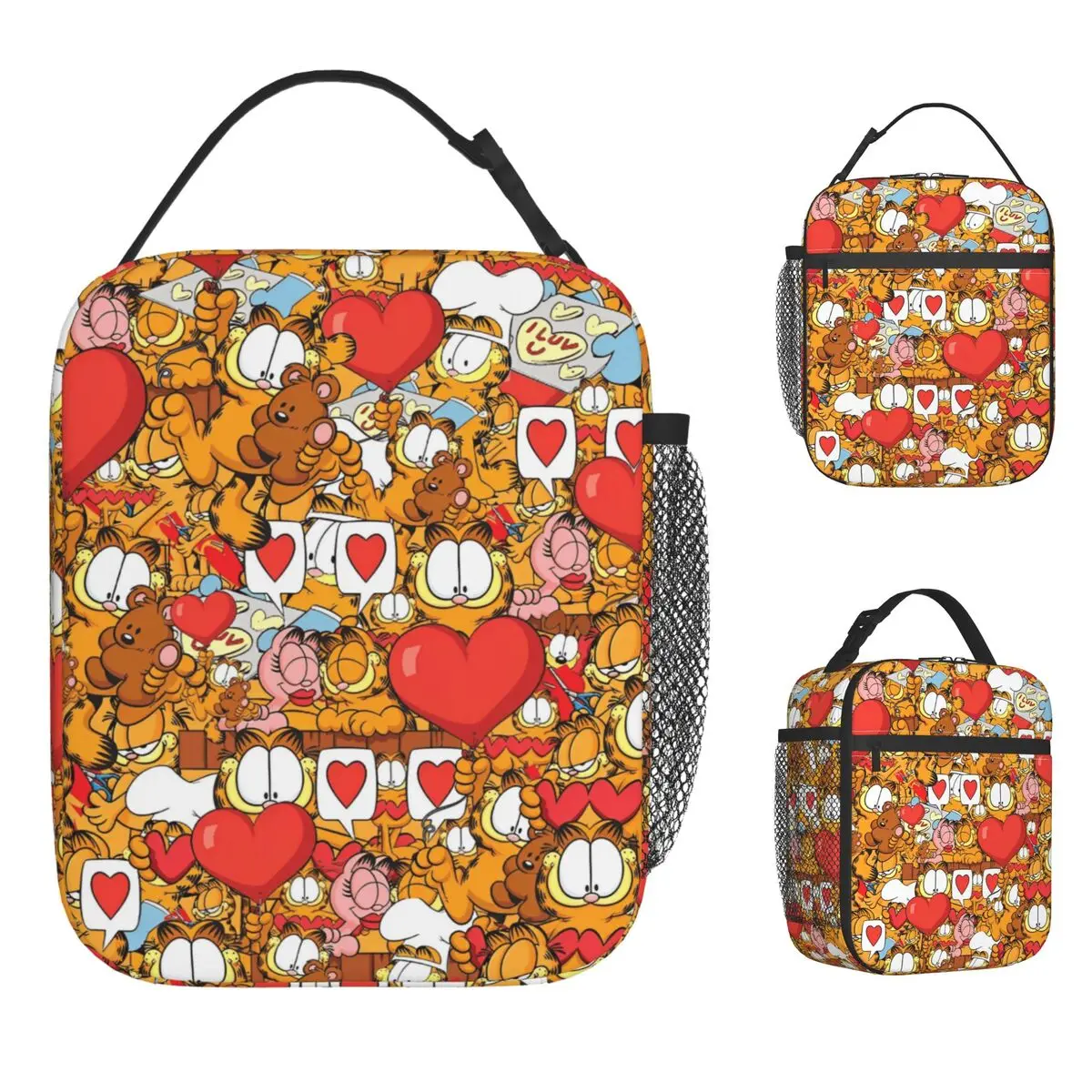 Изолированные сумки для обеда с рисунком кота Гарфилд, большой контейнер для еды, термосумка, сумка-тоут, ланч-бокс, сумки для хранения еды для пляжного пикника
Изолированные сумки для обеда с рисунком кота Гарфилд, большой контейнер для еды, термосумка, сумка-тоут, ланч-бокс, сумки для хранения еды для пляжного пикника