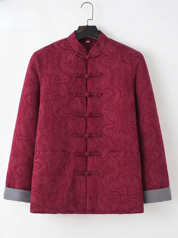 Thickened Cotton Linen Men's Jacket with Button Stand Collar Traditional Chinese Style Warm Outerwear for Middle-Aged And Eld...
Thickened Cotton Linen Men's Jacket with Button Stand Collar Traditional Chinese Style Warm Outerwear for Middle-Aged And Eld...