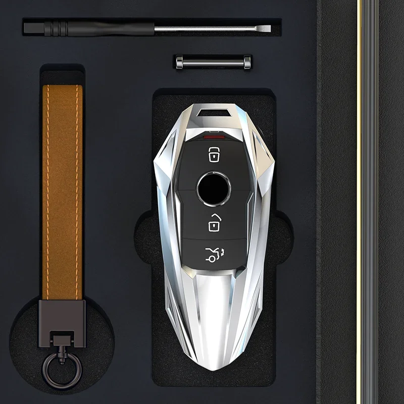 New Zinc Alloy Car Key Cover Case Shell Bag Protective For Mercedes Benz 2017 E Class W213 2018 S Class Accessories
New Zinc Alloy Car Key Cover Case Shell Bag Protective For Mercedes Benz 2017 E Class W213 2018 S Class Accessories