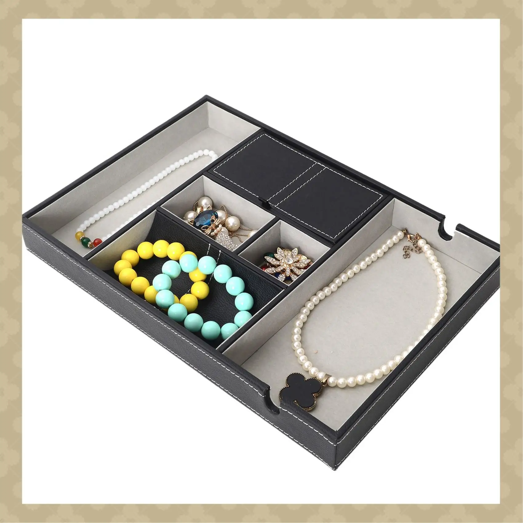 AB45 2X Valet Tray For Men, EDC Tray, Nightstand Organizer, Table Organizer, Charging Station, Catch All, Dresser Tray
AB45 2X Valet Tray For Men, EDC Tray, Nightstand Organizer, Table Organizer, Charging Station, Catch All, Dresser Tray