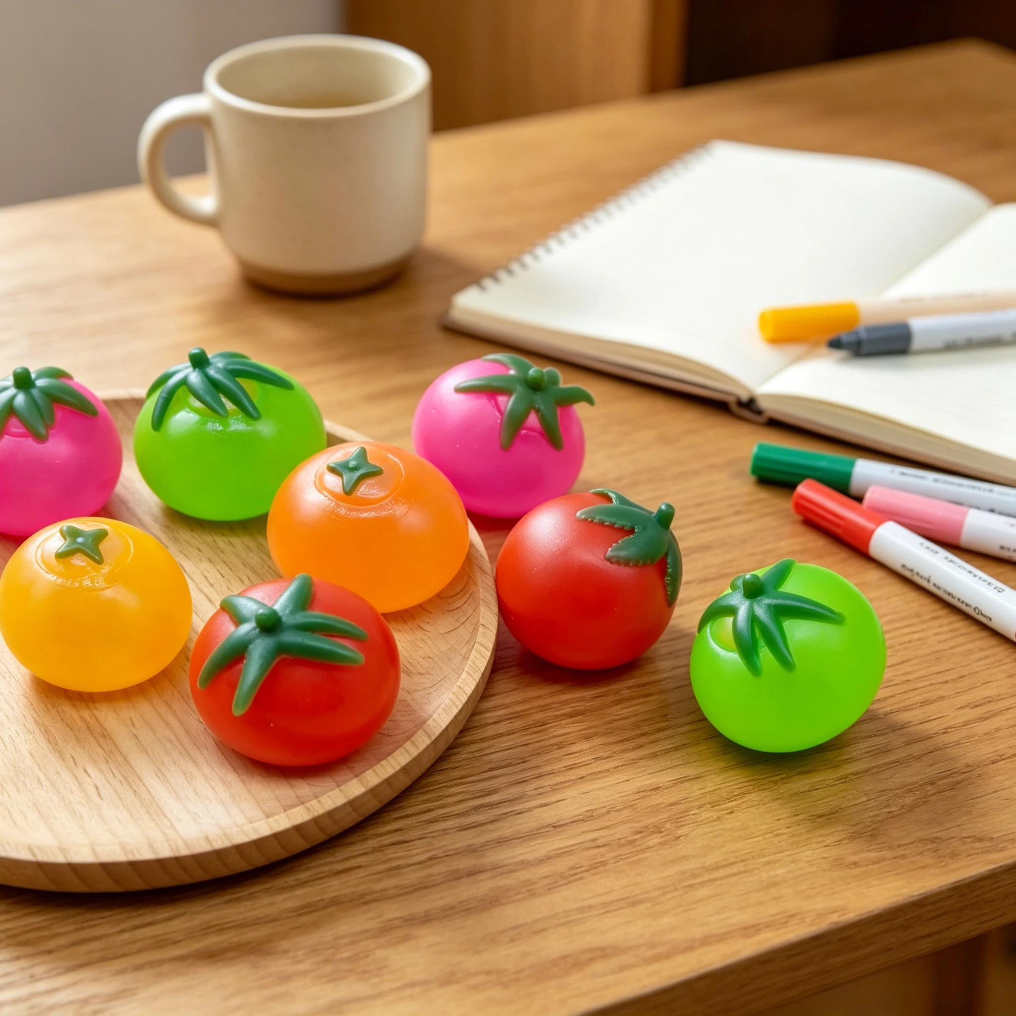 1pc Cute Tomato Squishy Stress Ball, Transparent Water Filled Squeeze Fidget Toy, Colorful Fruit Shaped Decompression Splat Ball, Soft Stretch Release Anxiety Toy for Kids Adults, Random Color Party Bag Filler Gift
1pc Cute Tomato Squishy Stress Ball, Transparent Water Filled Squeeze Fidget Toy, Colorful Fruit Shaped Decompression Splat Ball, Soft Stretch Release Anxiety Toy for Kids Adults, Random Color Party Bag Filler Gift