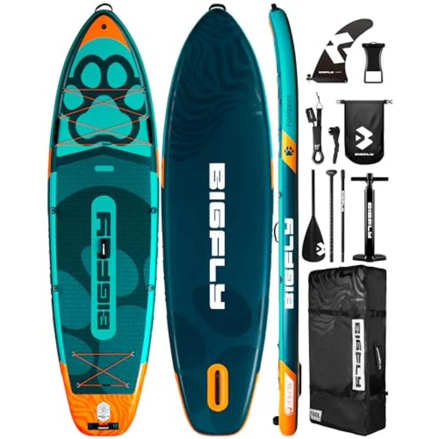 11'6×35 Super Wide Inflatable Stand Up Paddle Board Ultra Stable for 2+1 People/Family Durable PVC Material Blue Color Includes
11'6×35 Super Wide Inflatable Stand Up Paddle Board Ultra Stable for 2+1 People/Family Durable PVC Material Blue Color Includes