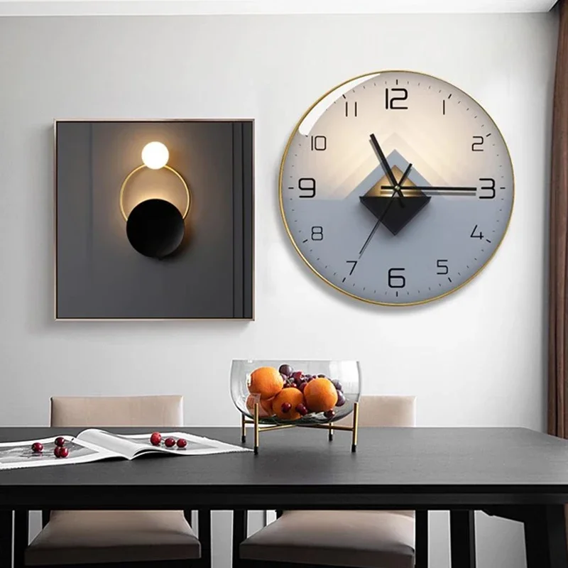 Round Minimalist Wall Clock Digital Luxury Art Mural Bedrooms Silent Restaurant Clock Wall Simple Reloj De Pared Room Decoration
Round Minimalist Wall Clock Digital Luxury Art Mural Bedrooms Silent Restaurant Clock Wall Simple Reloj De Pared Room Decoration