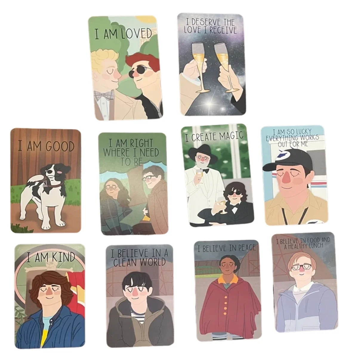 20 шт. Фантазийная комедия «Good Omens», статуэтка пророка милые фигурки Tarot гадания Таро пророчественные карты
20 шт. Фантазийная комедия «Good Omens», статуэтка пророка милые фигурки Tarot гадания Таро пророчественные карты